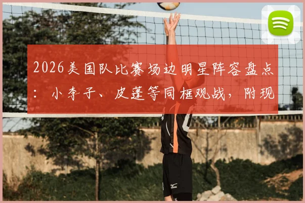 2026美国队比赛场边明星阵容盘点：小李子、皮蓬等同框观战，附现场实拍与观赛位置解析